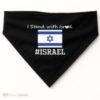 Israel Support Israel Stop War Support Israel No War Palestine USA-Made Doggie Bandana thumb 0