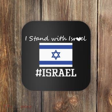 Israel Support Israel Stop War Support Israel No War Palestine Coaster