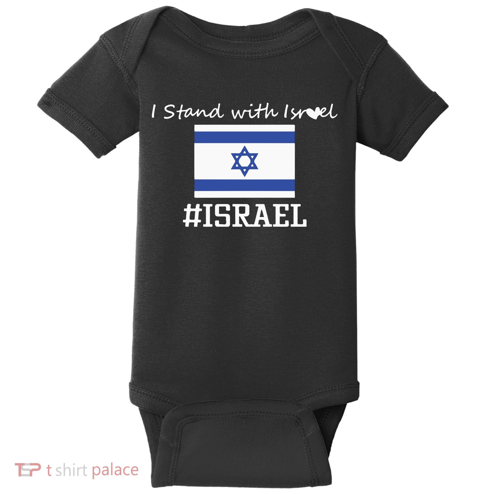 Israel Support Israel Stop War Support Israel No War Palestine Baby Bodysuit