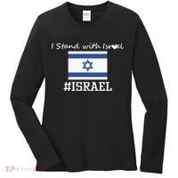 Israel Support Israel Stop War Support Israel No War Palestine Women's Long Sleeve Shirt thumb 0