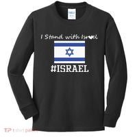 Israel Support Israel Stop War Support Israel No War Palestine Kids Long Sleeve Shirt thumb 0