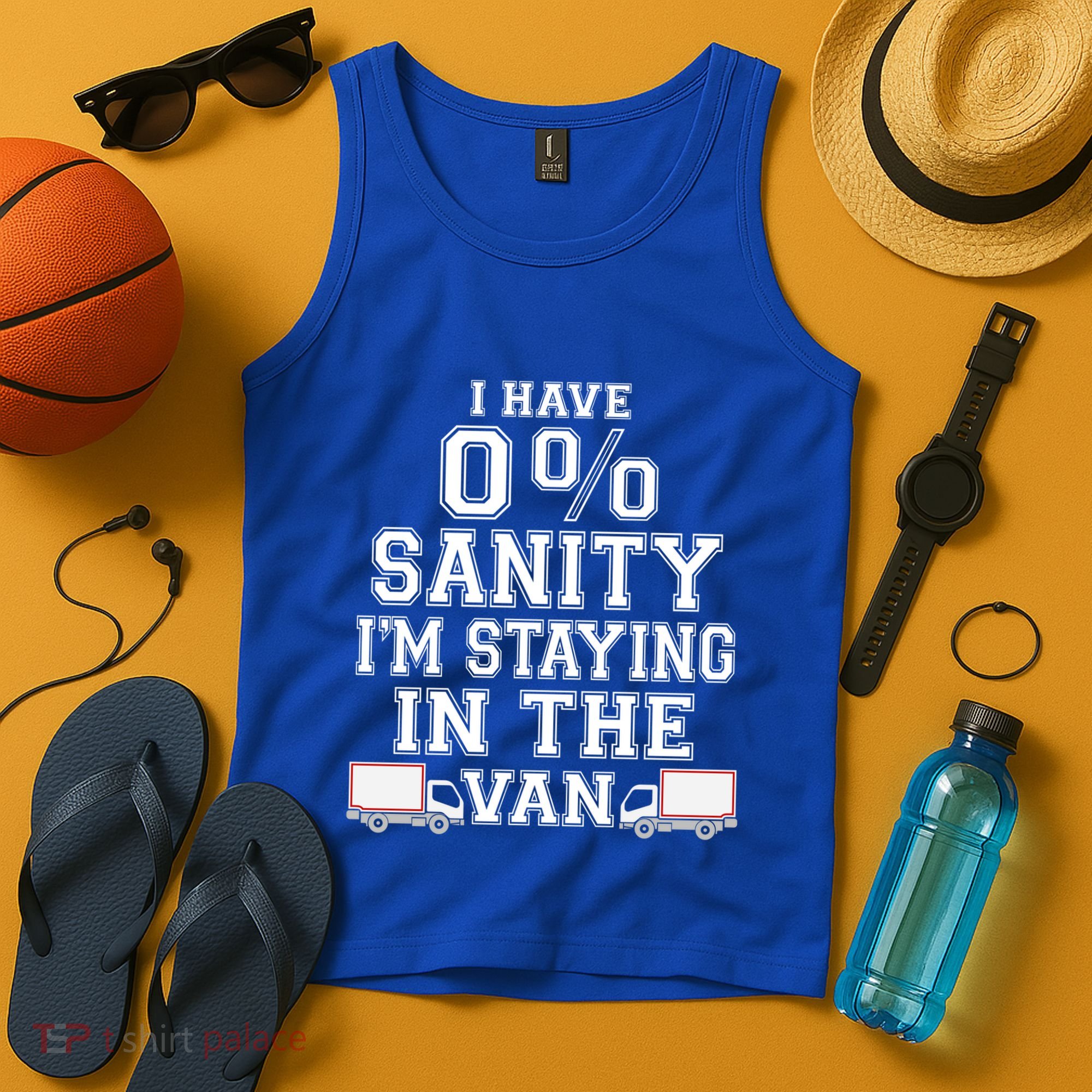 IM Staying In Tha Van Phasmophobia Funny I Have Sanity Gift Tank Top