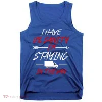 IM Staying In Tha Van Phasmophobia Funny Gift Tank Top thumb 0