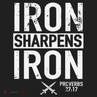 Iron Sharpens Iron Proverbs 27:17 Christian Women's Sweatshirt thumb 2