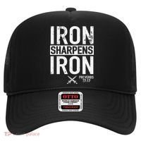 Iron Sharpens Iron Proverbs 27:17 Christian Hat thumb 0
