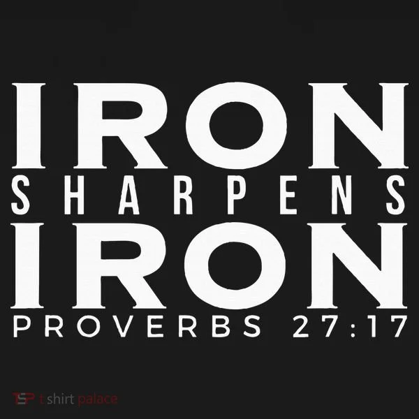 Iron Sharpens Iron Proverbs 2717 Kids Long Sleeve Shirt