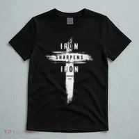Iron Sharpens Iron Proverbs 2717 Christian T-Shirt thumb 5