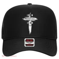 Iron Sharpens Iron Proverbs 2717 Christian Hat thumb 0