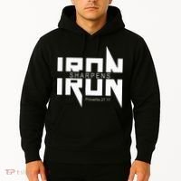 Iron Sharpens Iron Bible Jesus Faith Religious Christian Hoodie thumb 2