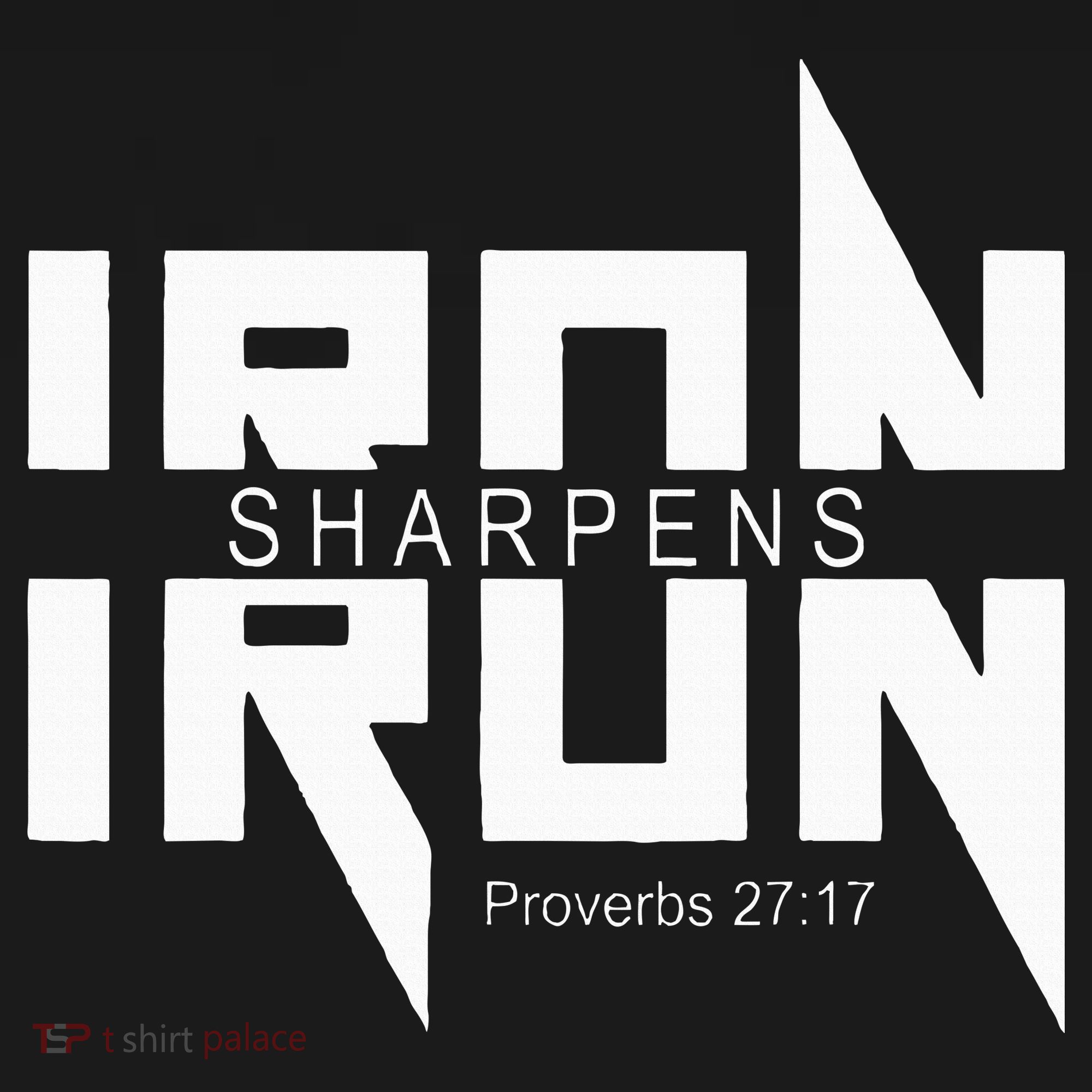 Iron Sharpens Iron Bible Jesus Faith Religious Christian Coaster