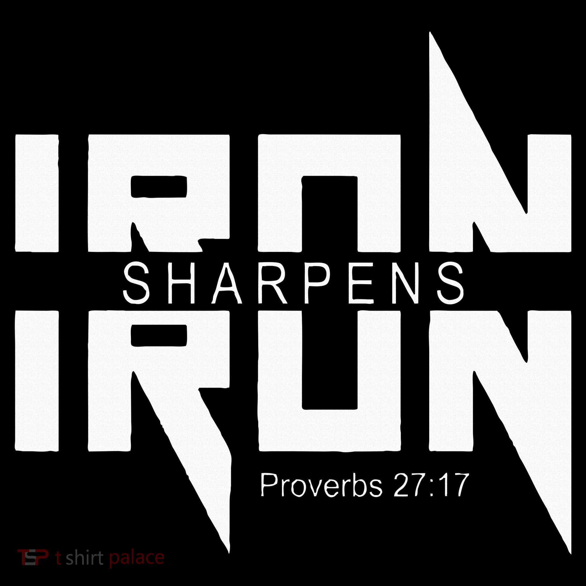 Iron Sharpens Iron Bible Jesus Faith Religious Christian Mousepad