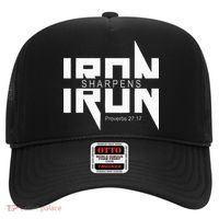Iron Sharpens Iron Bible Jesus Faith Religious Christian Hat thumb 0