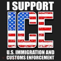 I Support ICE US Immigration And Customs Enforcement Women's Sweatshirt thumb 2