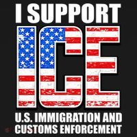 I Support ICE US Immigration And Customs Enforcement USA-Made Doggie Bandana thumb 2