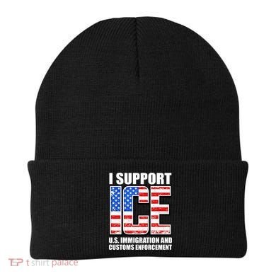 I Support ICE US Immigration And Customs Enforcement Beanie