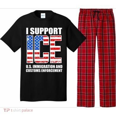 I Support ICE US Immigration And Customs Enforcement Pajama Set