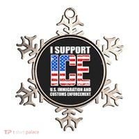 I Support ICE US Immigration And Customs Enforcement Ornament thumb 0