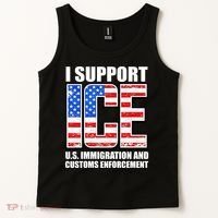I Support ICE US Immigration And Customs Enforcement Tank Top thumb 2