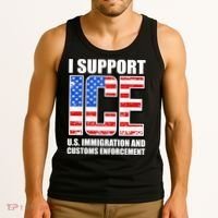 I Support ICE US Immigration And Customs Enforcement Tank Top thumb 3