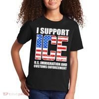 I Support ICE US Immigration And Customs Enforcement Kids T-Shirt thumb 2