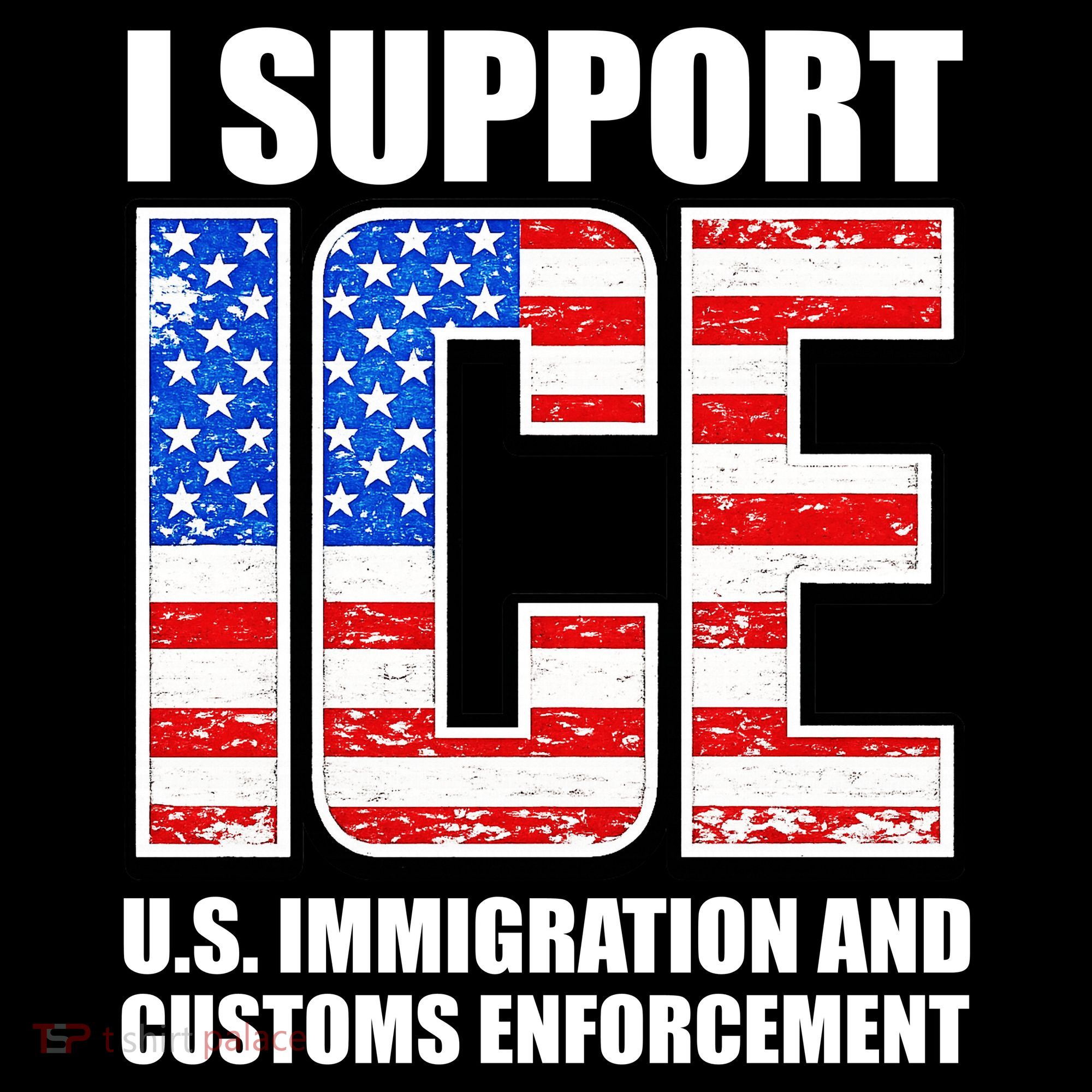 I Support ICE US Immigration And Customs Enforcement Kids T-Shirt