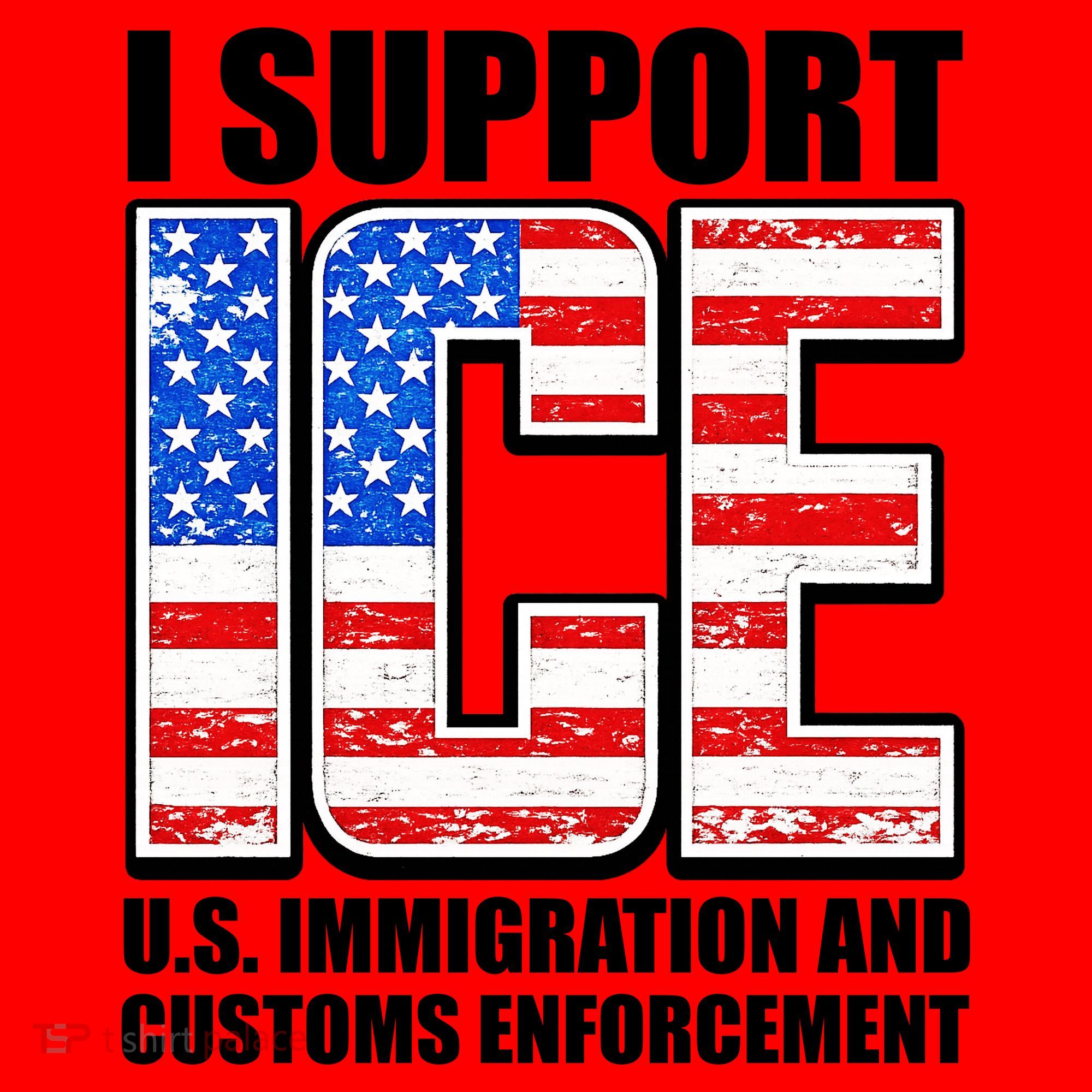 I Support ICE US Immigration And Customs Enforcement Santa Hat