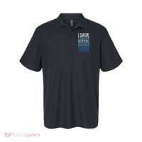 I Swim If You Ever See Me Running Funny Swimmer Polo thumb 0