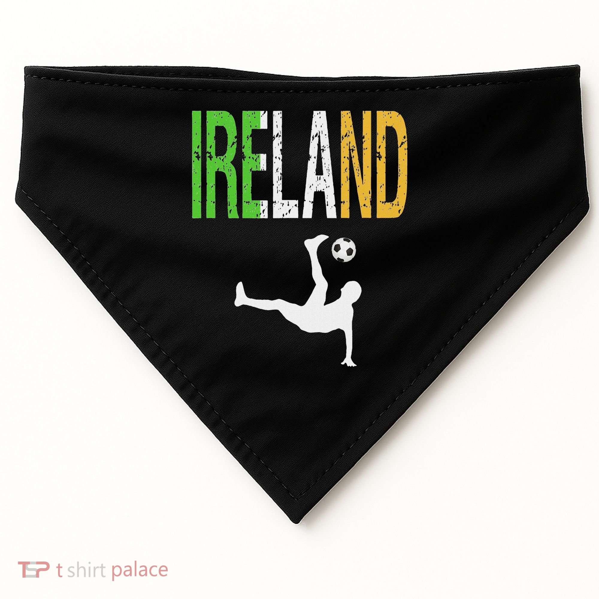 Ireland Soccer Irish Football USA-Made Doggie Bandana