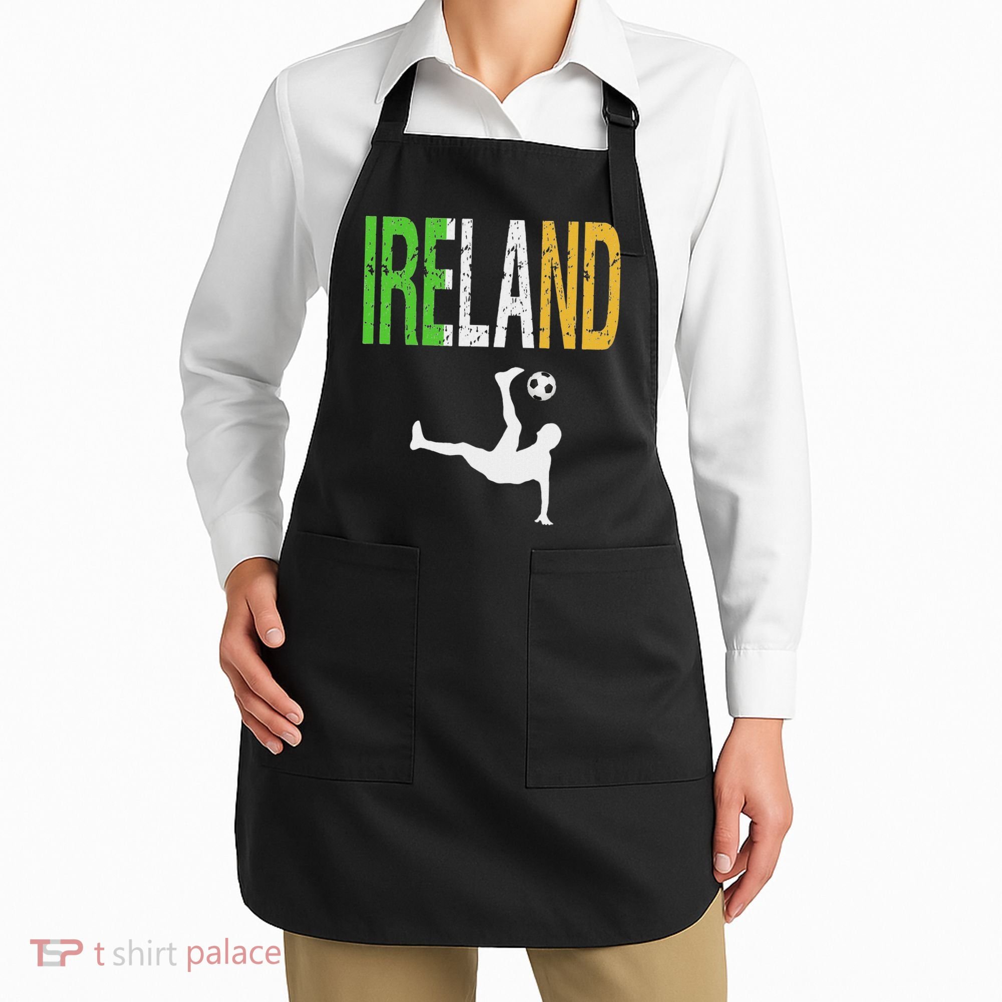 Ireland Soccer Irish Football Apron