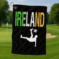 Ireland Soccer Irish Football Golf Towel thumb 1