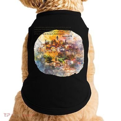 Israel Skyline Doggie Tank