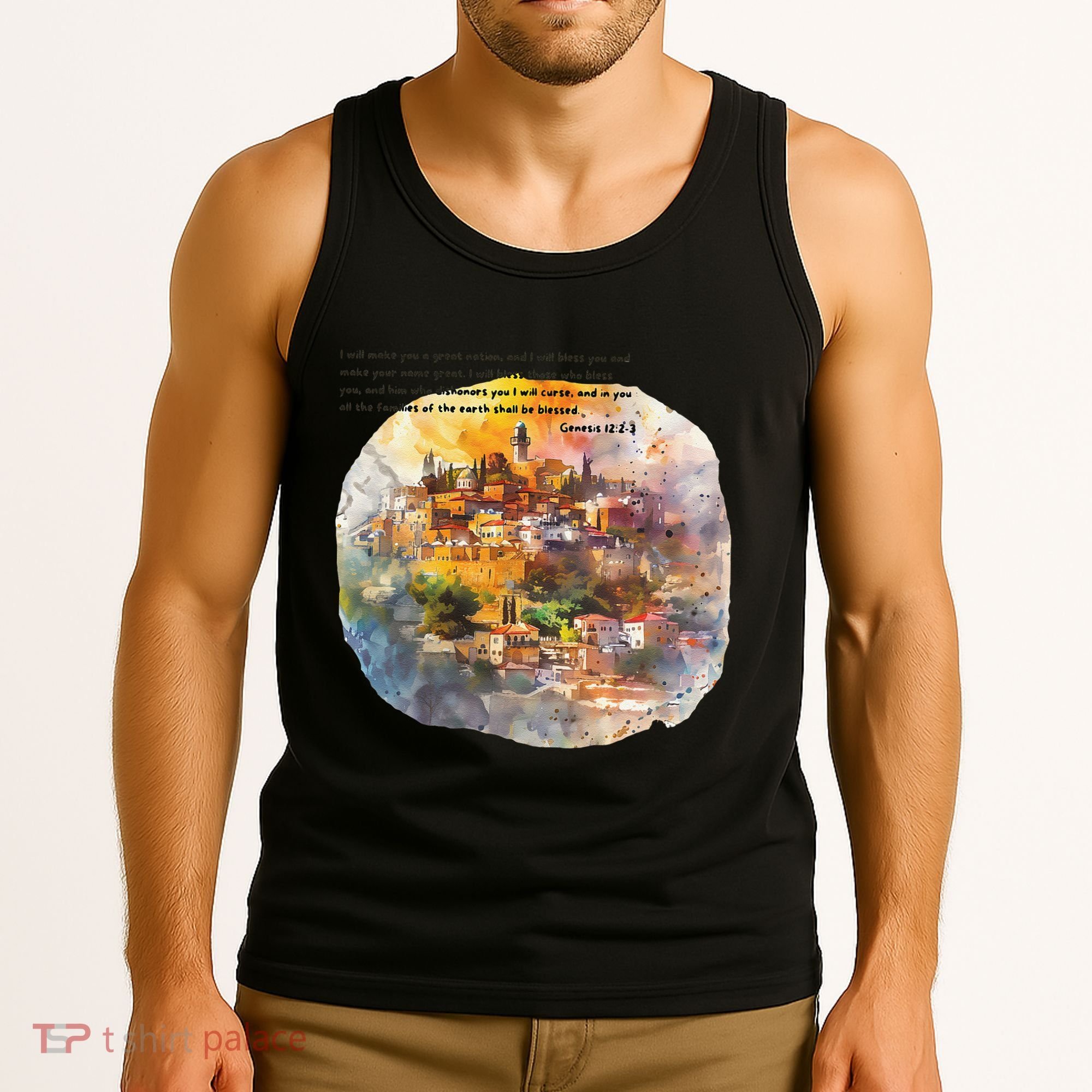 Israel Skyline Tank Top