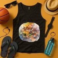 Israel Skyline Tank Top thumb 4