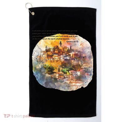 Israel Skyline Golf Towel