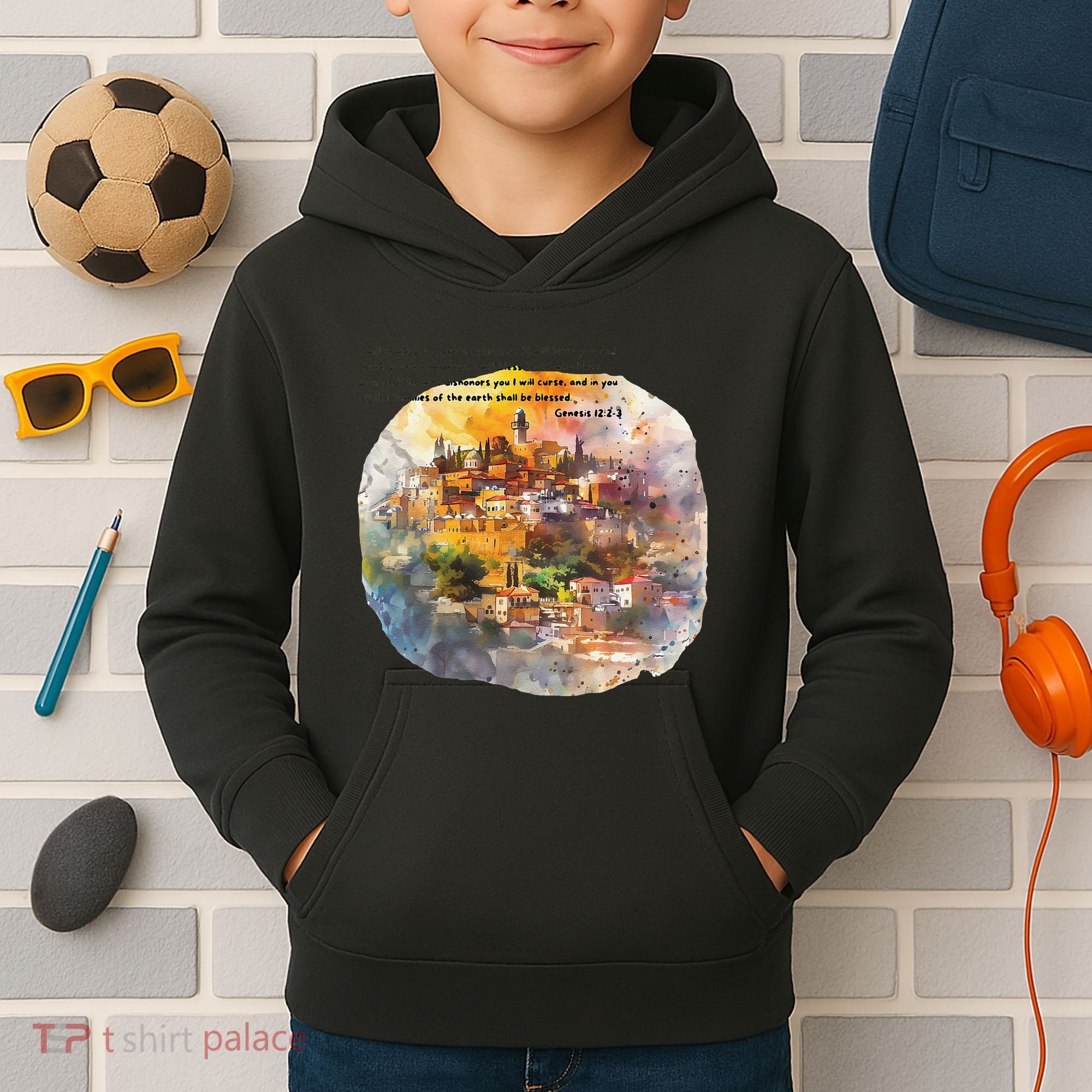 Israel Skyline Kids Hoodie