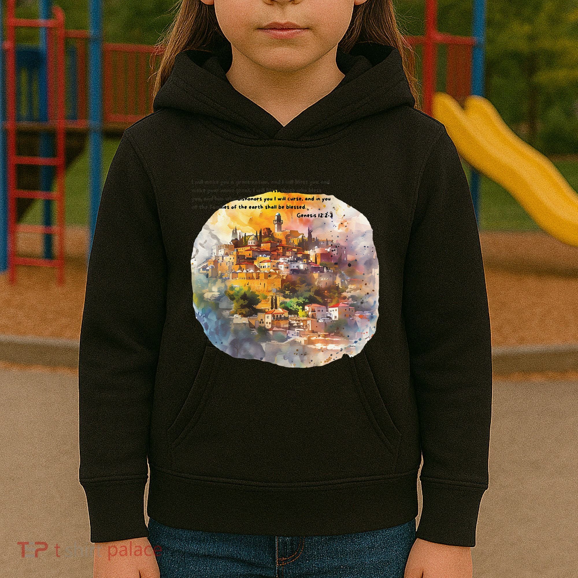 Israel Skyline Kids Hoodie