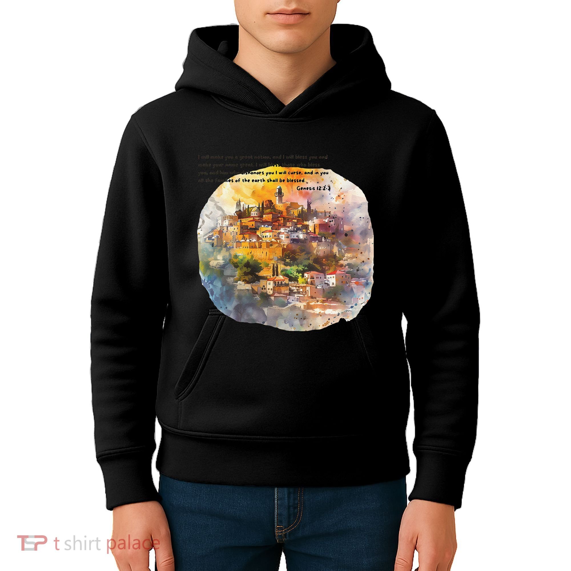 Israel Skyline Kids Hoodie