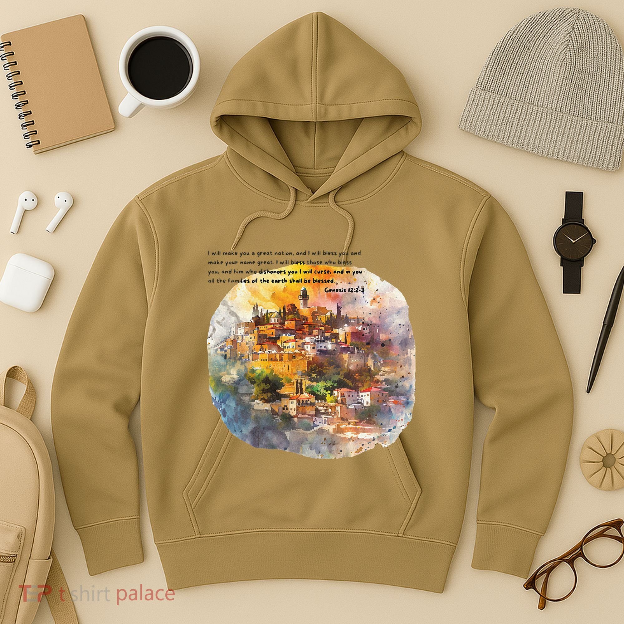 Israel Skyline Hoodie