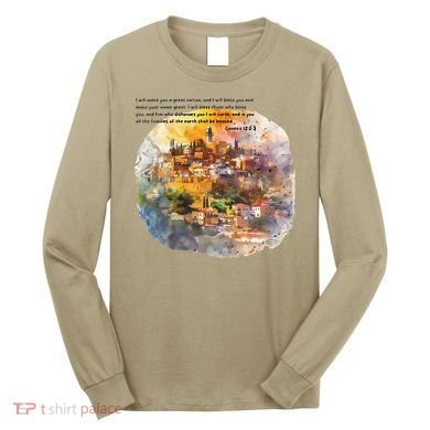 Israel Skyline Long Sleeve Shirt
