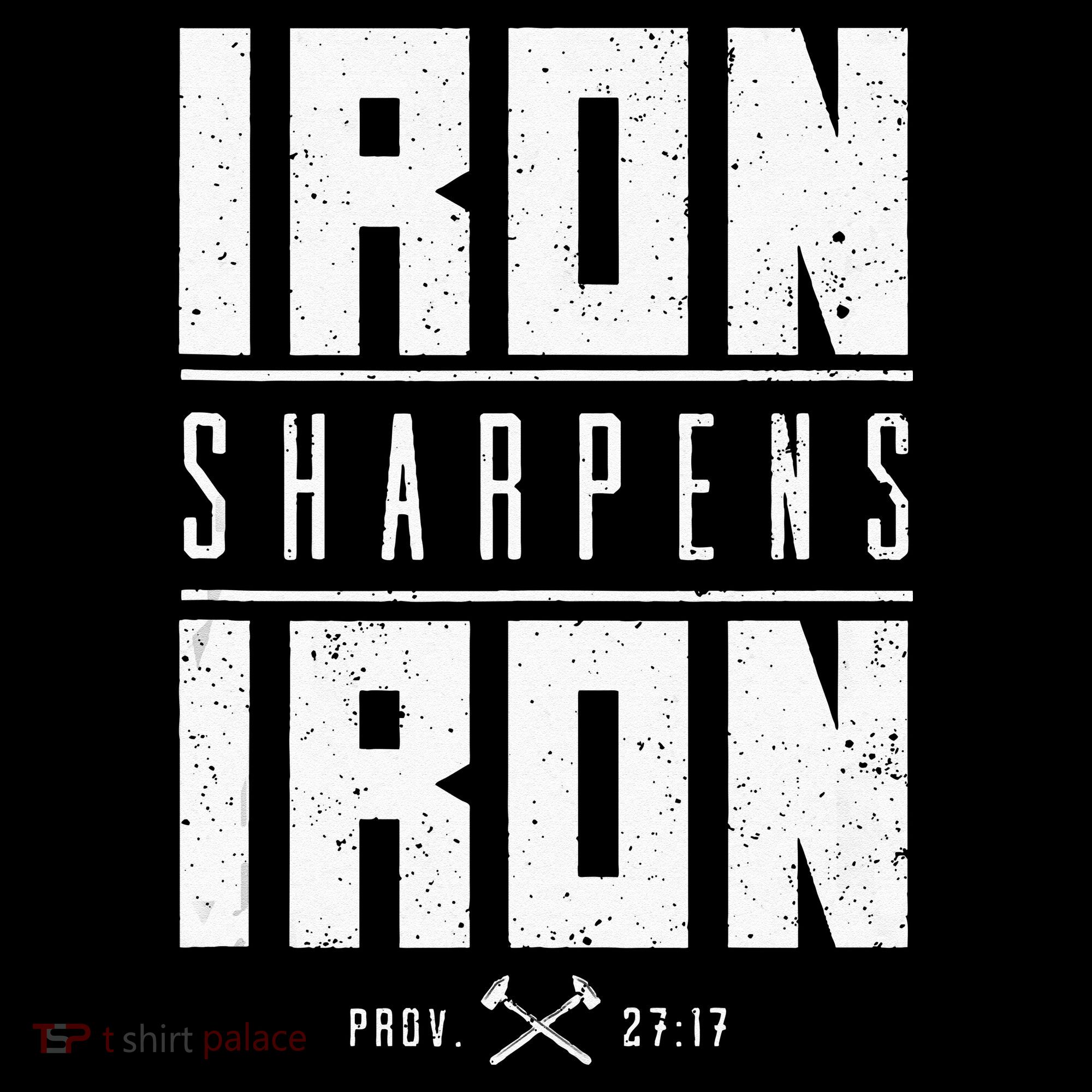 Iron Sharpens Iron Christian Men Bible Scripture Gym Workout Apron