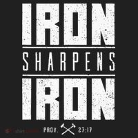 Iron Sharpens Iron Christian Men Bible Scripture Gym Workout Beanie thumb 2