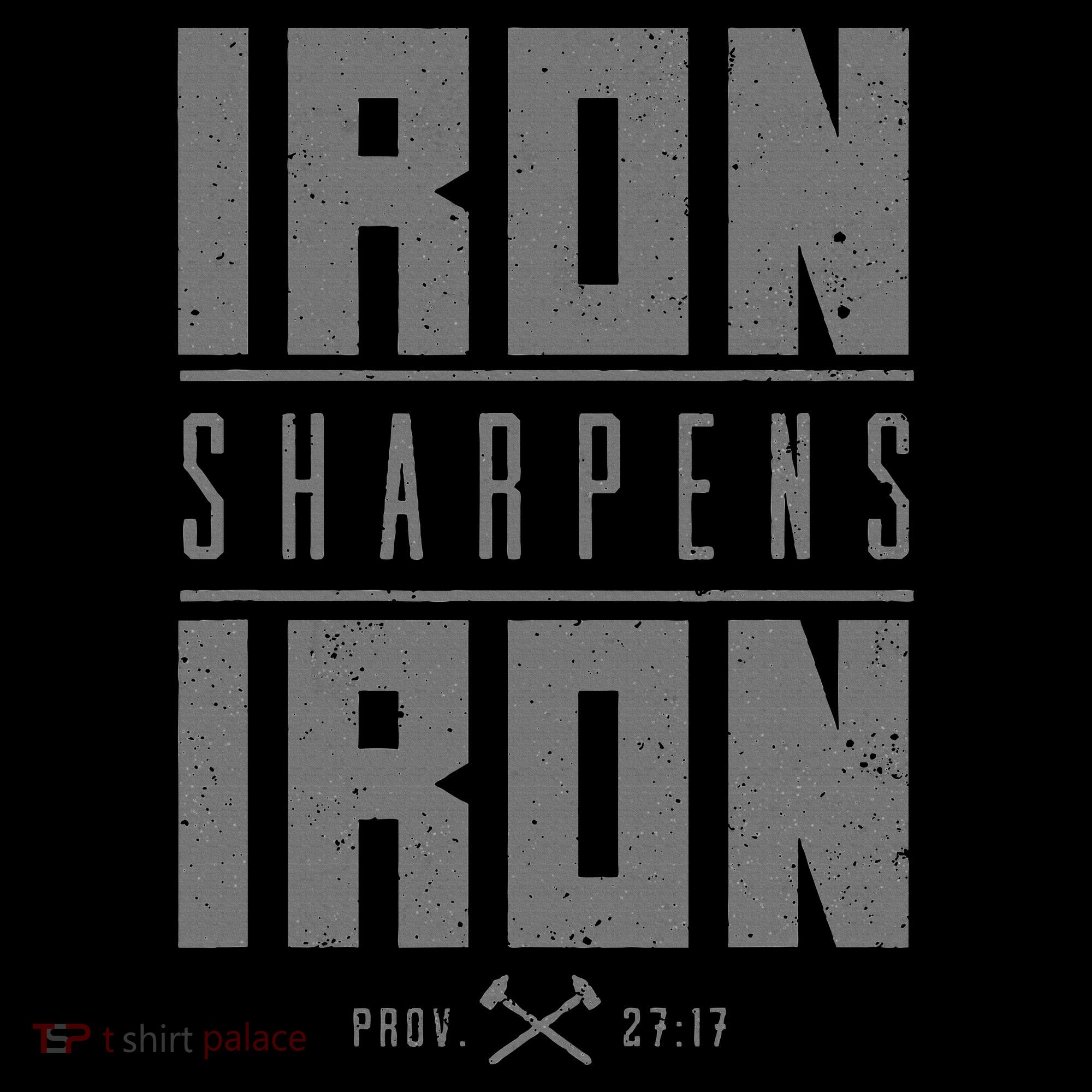 Iron Sharpens Iron Christian Bible Scripture Gym Workout Apron