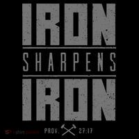 Iron Sharpens Iron Christian Bible Scripture Gym Workout Coaster thumb 2