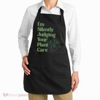 I'm Silently Judging Your Plant Care Plants Lovers  Apron thumb 2
