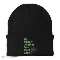 I'm Silently Judging Your Plant Care Plants Lovers  Beanie thumb 0