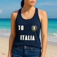 Italy Soccer Jersey 2023 Italia Football Team Women's Tank Top thumb 2
