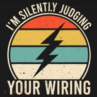I'm Silently Judging Your Wiring Funny Electrician Lineman Women's Hoodie thumb 2