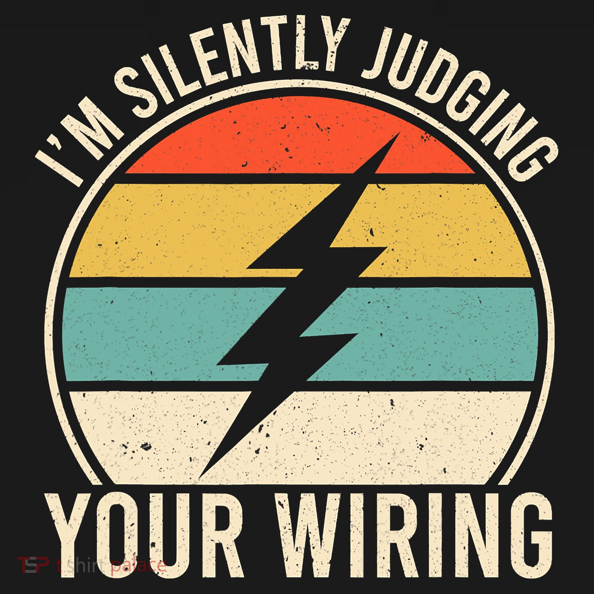 I'm Silently Judging Your Wiring Funny Electrician Lineman Mousepad