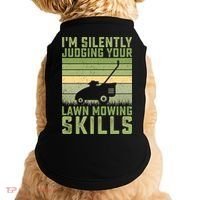I'm Silently Judging Your Mowing Skills Lawn Mowing Gardener Great Gift Doggie Tank thumb 0