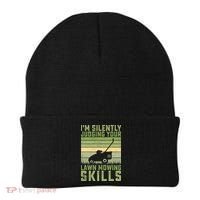 I'm Silently Judging Your Mowing Skills Lawn Mowing Gardener Great Gift Beanie thumb 0